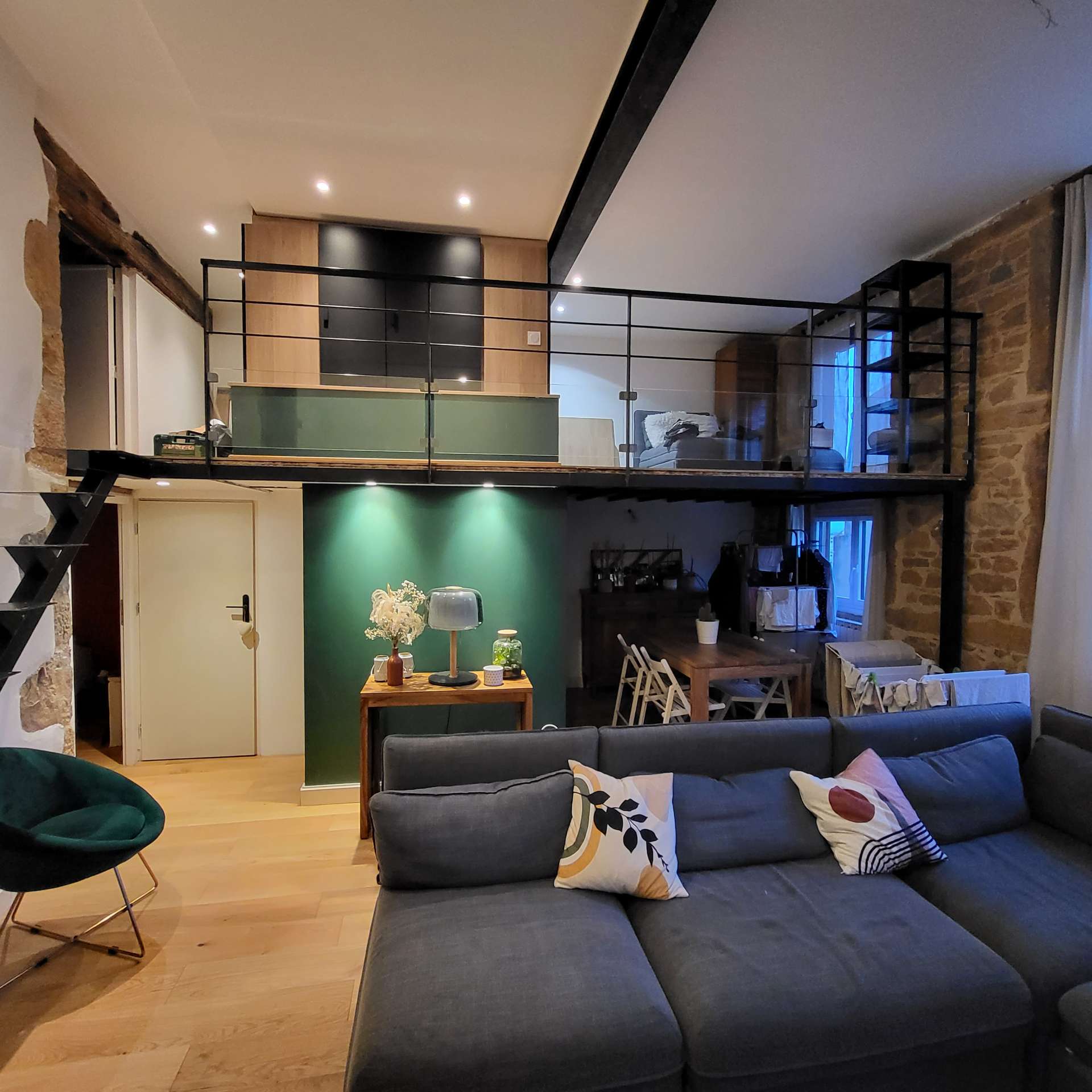 Mezzanine à la Croix Rousse à Lyon | METALICK-HOME